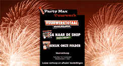 Desktop Screenshot of partymaxvuurwerk.nl