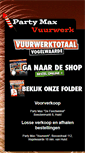 Mobile Screenshot of partymaxvuurwerk.nl